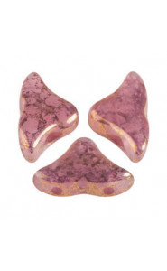 Les perles par Puca® Hélios beads Rose opal bronze 71020/15496